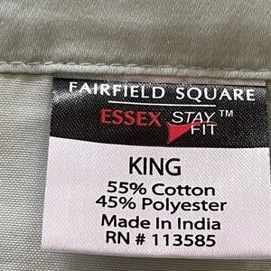 Elegant Light Blue king size Flat sheet